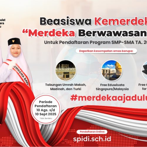 Raih Beasiswa Kemerdekaan SPIDI: Wujudkan Impianmu Menjadi Muslimah Berwawasan Global!